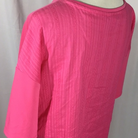 Pink Ava Viv Top with waist tie/belt - 3X - Picture 5 of 5